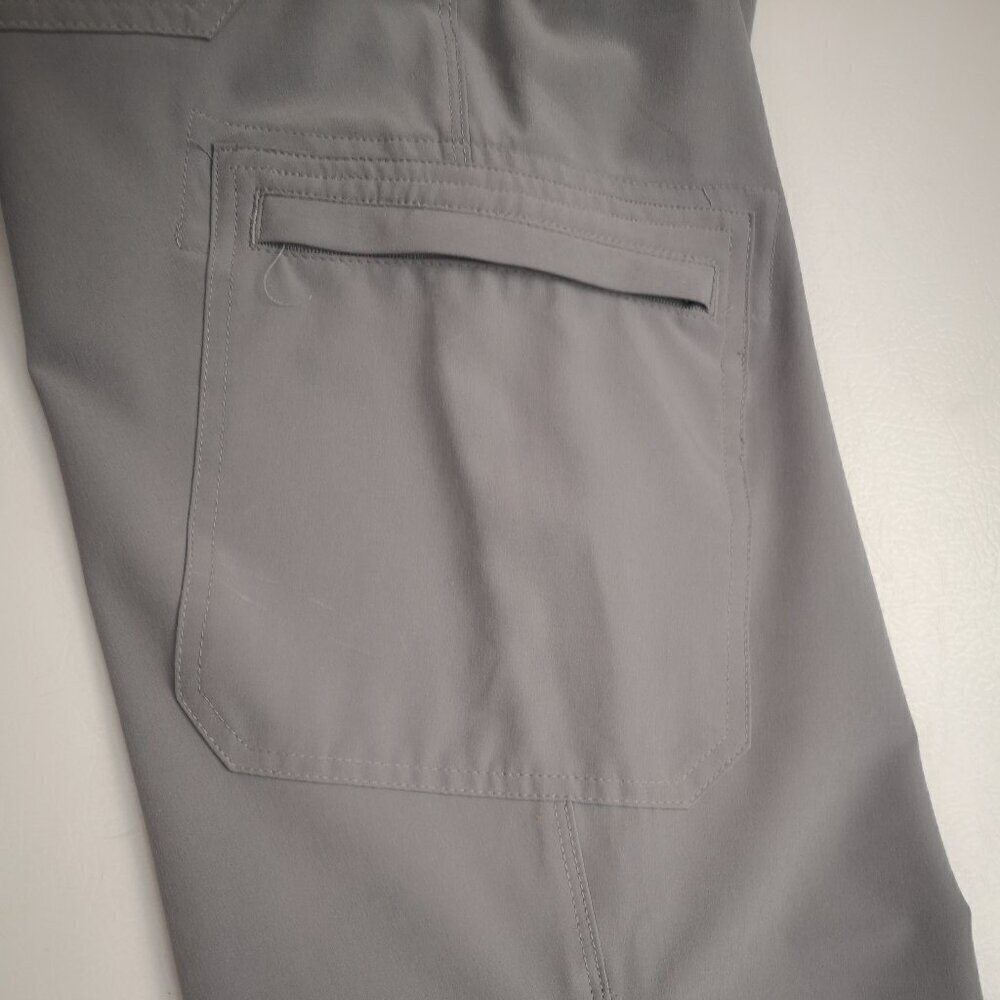 Windriver Ladies Size 14/32 Grey Roll Up Zipper & Snap Closure Casual Pants - Picture 7 of 14